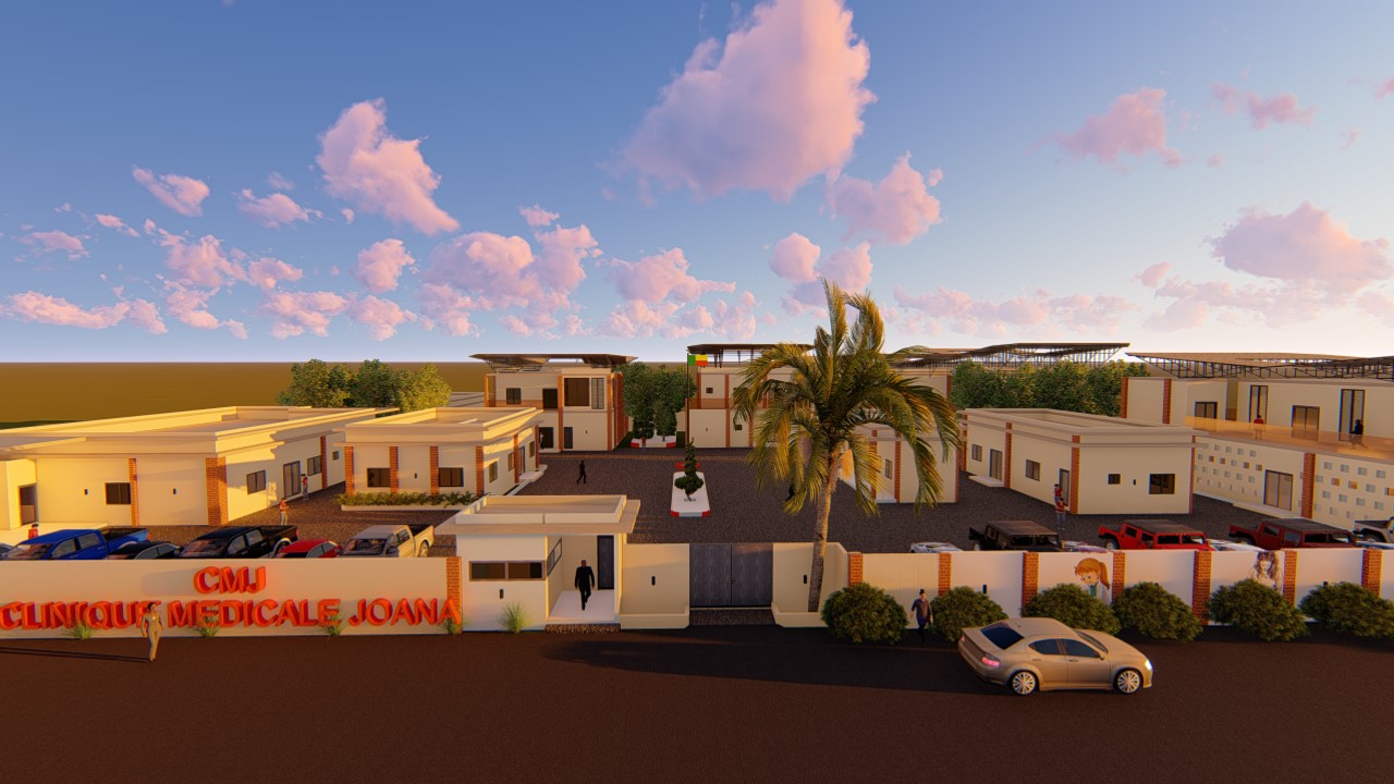 Vue de la future Clinique Médicale Joana